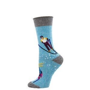Socksmith – Ski Slopes - Recycled Cotton Blend Socks - Large